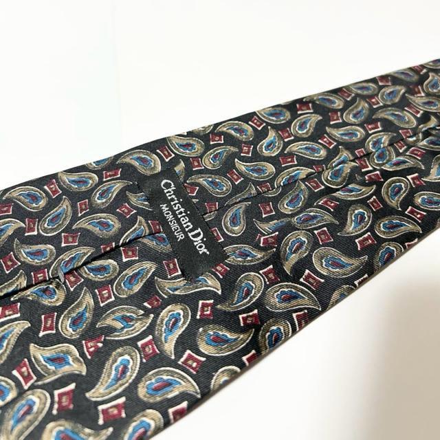 美品 Dior ディオール ネクタイ ペイズリー 柄 シルク < ブランド  美品 Dior ディオール ネクタイ ペイズリー 柄 シルク < ブランドの