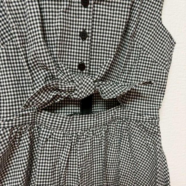 ◆EMODA/エモダ◆お腹開きミニワンピース★ギンガムチェック柄F*リボン♪秋コーデ美品 < ブランド  ◆EMODA/エモダ◆お腹開きミニワンピース★ギンガムチェック柄F*リボン♪秋コーデ美品 < ブランドの