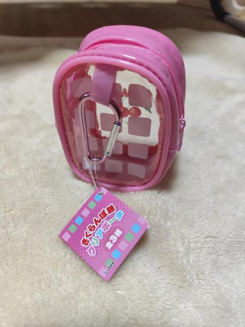 さくらんぼ餅クリアポーチ ピンク 非売品 < 女性ファッション さくらんぼ餅クリアポーチ ピンク 非売品 < 女性ファッションの