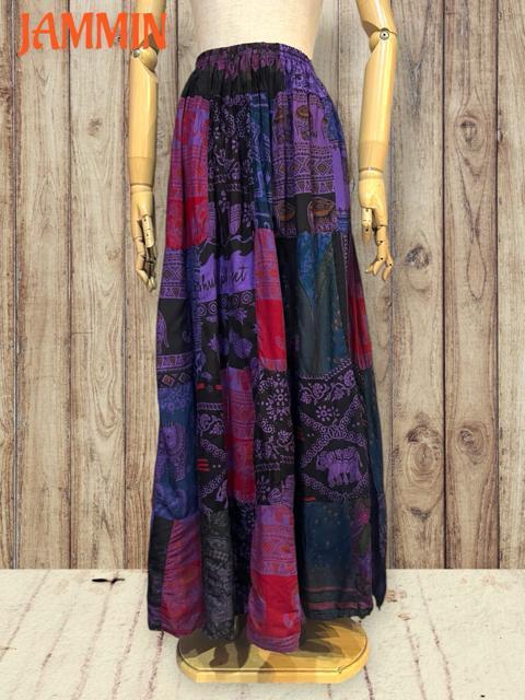 �p�b�`���[�N�t���A�X�J�[�g�@�A�W�A���@�G�X�j�b�N�@�q�b�s�[�@�����O�X�J�[�g �� �����t�@�b�V������ 