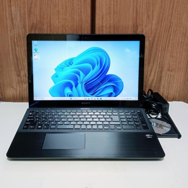 SONY VAIO Corei7 ������12GB SSD512GB �u���[���C Web�J���� �^�b�`�p�l�� Windows11 �� PC�{��/���Ӌ@��� 