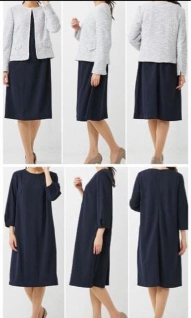 新品☆LL♪柔らか素材で楽々♪フォーマル♪ワンピーススーツ♪入学卒業☆R141 < 女性ファッション 新品☆LL♪柔らか素材で楽々♪フォーマル♪ワンピーススーツ♪入学卒業☆R141 < 女性ファッションの