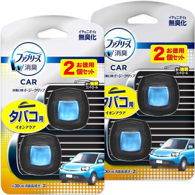 ファブリーズ 消臭芳香剤 車用 クリップ型 タバコ用 2mL×4個 < 自動車/バイク ファブリーズ 消臭芳香剤 車用 クリップ型 タバコ用 2mL×4個 < 自動車/バイク