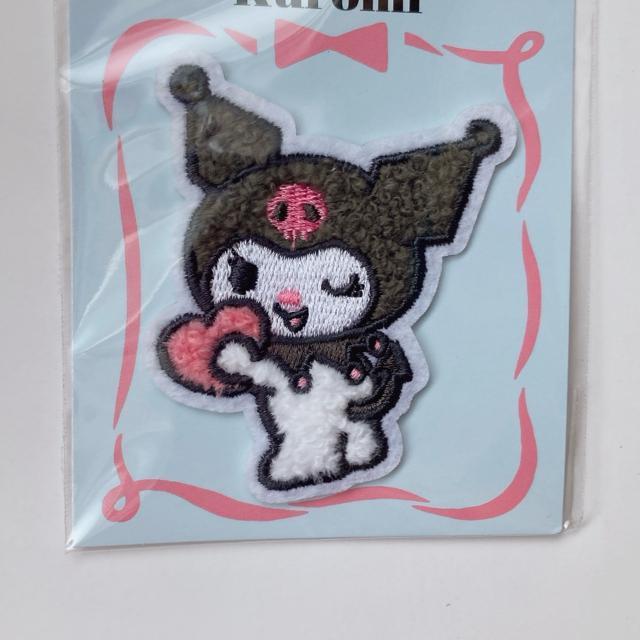 サンリオ クロミ 刺繍 ワッペン パイル アイロン接着 ハンドメイド N2m < おもちゃ  サンリオ クロミ 刺繍 ワッペン パイル アイロン接着 ハンドメイド N2m < おもちゃの