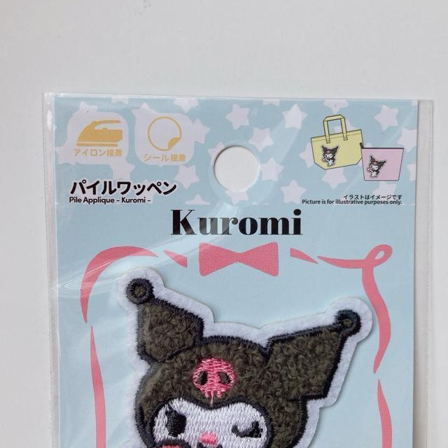 サンリオ クロミ 刺繍 ワッペン パイル アイロン接着 ハンドメイド N2m < おもちゃ  サンリオ クロミ 刺繍 ワッペン パイル アイロン接着 ハンドメイド N2m < おもちゃの