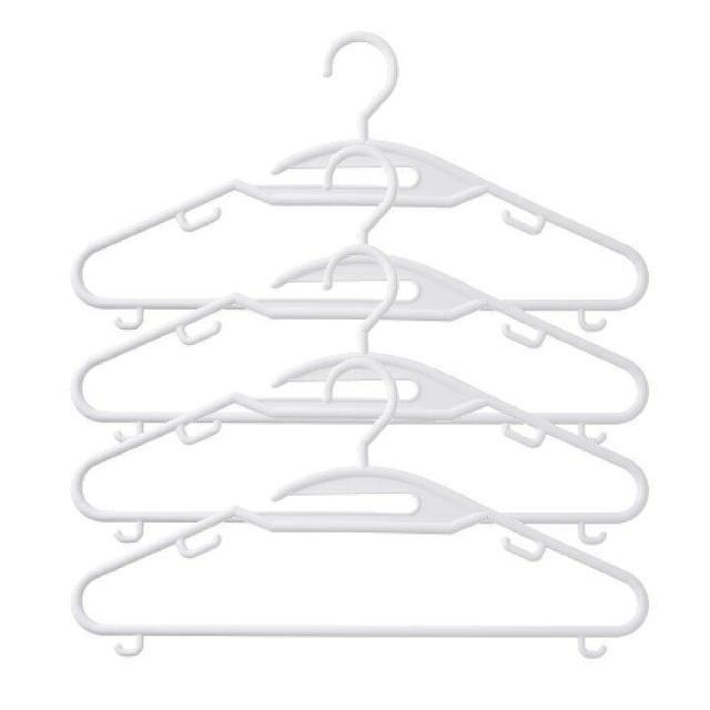 《New》環境に配慮した新素材★首まわりが伸びない・LIMEX(ライメックス)製ハンガー<4本セット> < インテリア/ライフ 《New》環境に配慮した新素材★首まわりが伸びない・LIMEX(ライメックス)製ハンガー<4本セット> < インテリア/ライフの