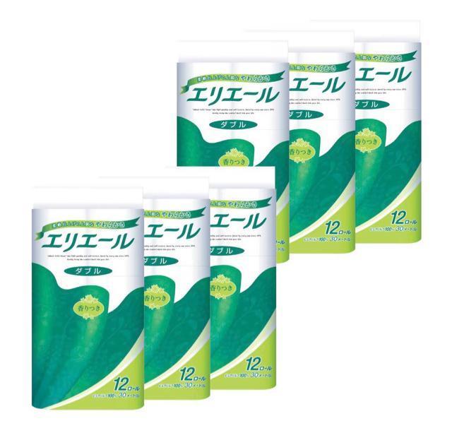 エリエール トイレットペーパー 30m×72ロール(12ロール×6パック) ダブル パルプ100% リラックス感のある香り ケース < インテリア/ライフ エリエール トイレットペーパー 30m×72ロール(12ロール×6パック) ダブル パルプ100% リラックス感のある香り ケース < インテリア/ライフの