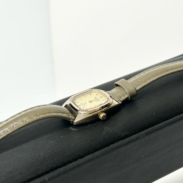 美品 RADO ラドー ダイヤスター 腕時計 クォーツ 700.9503.3 GP レザー ゴールド カーキ 動作確認済み < ブランド 美品 RADO ラドー ダイヤスター 腕時計 クォーツ 700.9503.3 GP レザー ゴールド カーキ 動作確認済み < ブランドの