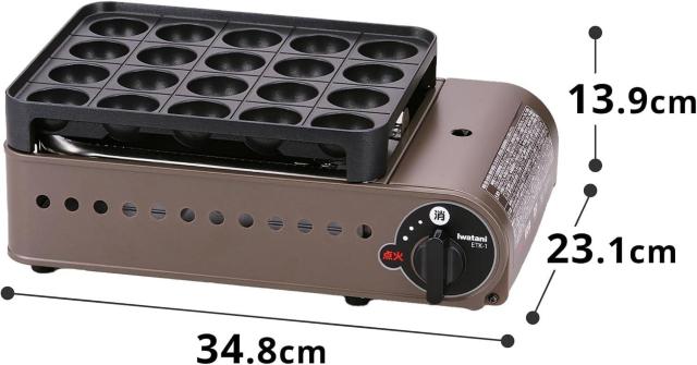 イワタニ Iwatani 岩谷 カセットガス たこ焼器 スーパー炎たこ えんたこ ブロンズ&ブラック < 家電/AV イワタニ Iwatani 岩谷 カセットガス たこ焼器 スーパー炎たこ えんたこ ブロンズ&ブラック < 家電/AVの