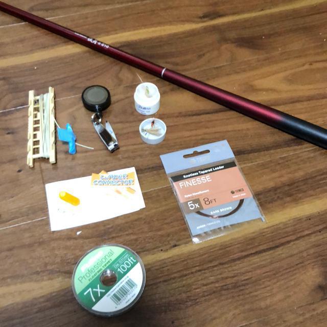 簡単テンカラ釣りセット。 < レジャー/スポーツ 簡単テンカラ釣りセット。 < レジャー/スポーツの