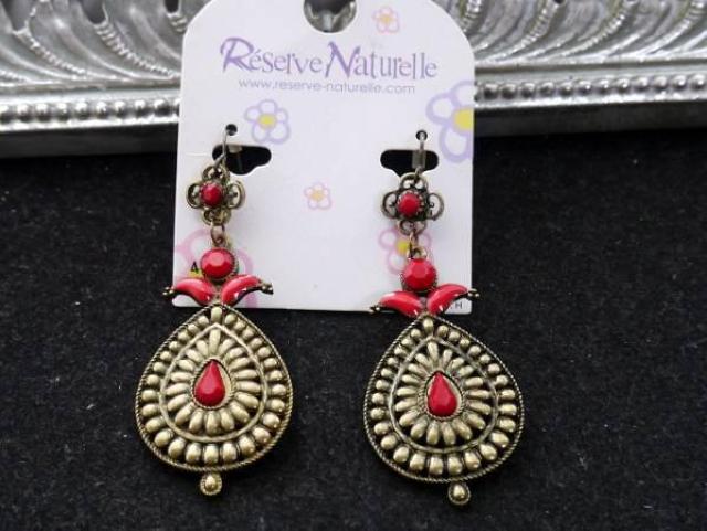 新品 Reserve Naturelle アンティーク調エスニックピアス < 女性アクセサリー/時計 新品 Reserve Naturelle アンティーク調エスニックピアス < 女性アクセサリー/時計の