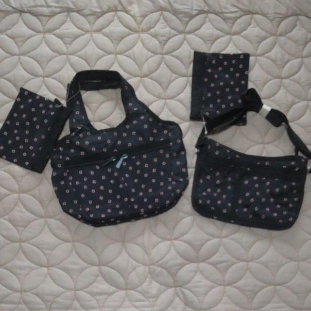 ★新品★ナイロンバッグ★ショルダーバッグ&トートバッグ★ポーチ付き < 女性ファッション  ★新品★ナイロンバッグ★ショルダーバッグ&トートバッグ★ポーチ付き  < 女性ファッションの