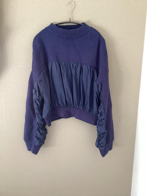 C’est moijeu セモアージュ 切替ニット セモア < 女性ファッション  C’est moijeu セモアージュ 切替ニット セモア  < 女性ファッションの