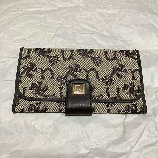 【ヴィンテージ】【くらしの泉会】〈レトロデザイン〉 モノグラム柄 / 長財布 < 女性ファッション 【ヴィンテージ】【くらしの泉会】〈レトロデザイン〉 モノグラム柄 / 長財布 < 女性ファッションの