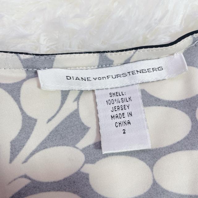 美品 ダイアンフォンファステンバーグ フレア 総柄ワンピース 2   4206 < 女性ファッション  美品 ダイアンフォンファステンバーグ フレア 総柄ワンピース 2   4206 < 女性ファッションの