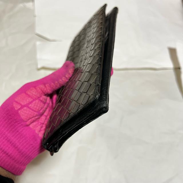 【COMME CA MEN / コムサメン】 本革 編み込み 二つ折り 長財布 < ブランド 【COMME CA MEN / コムサメン】 本革 編み込み 二つ折り 長財布 < ブランドの