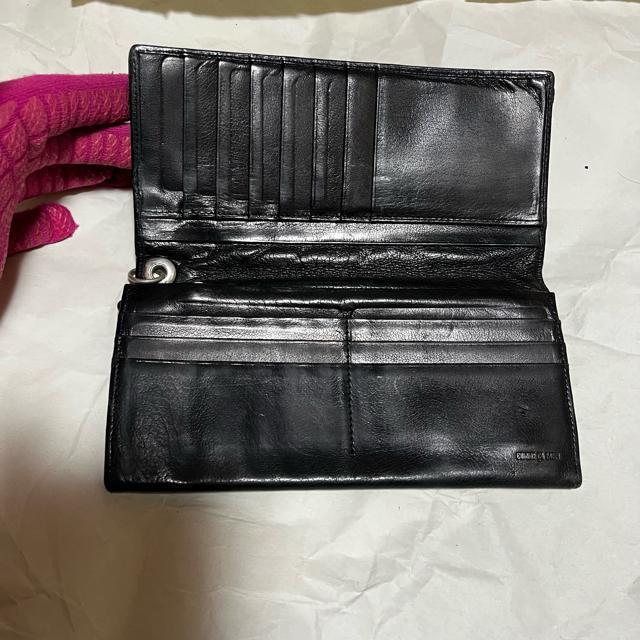 【COMME CA MEN / コムサメン】 本革 編み込み 二つ折り 長財布 < ブランド 【COMME CA MEN / コムサメン】 本革 編み込み 二つ折り 長財布 < ブランドの