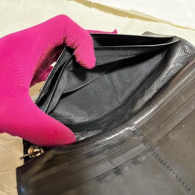 【COMME CA MEN / コムサメン】 本革 編み込み 二つ折り 長財布 < ブランド 【COMME CA MEN / コムサメン】 本革 編み込み 二つ折り 長財布 < ブランドの