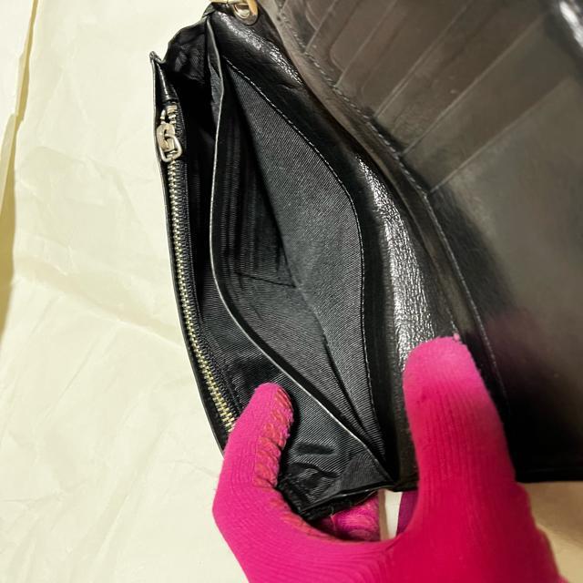 【COMME CA MEN / コムサメン】 本革 編み込み 二つ折り 長財布 < ブランド 【COMME CA MEN / コムサメン】 本革 編み込み 二つ折り 長財布 < ブランドの