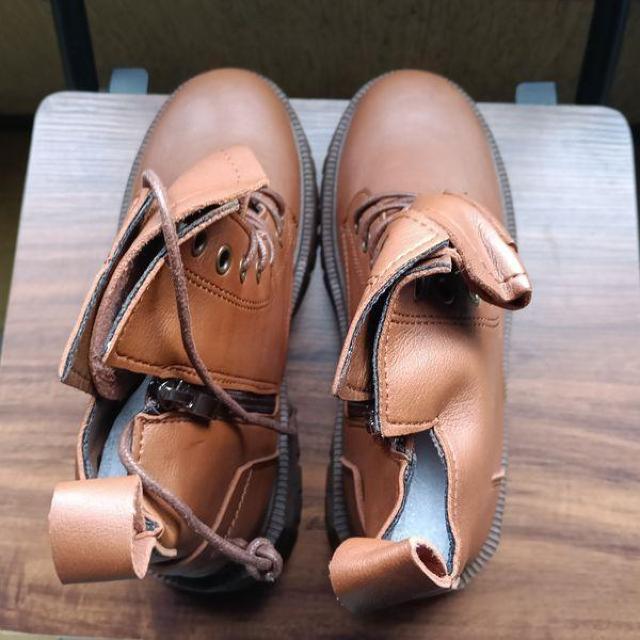 �V�i 24.5cm ���f�B�[�X �u�[�c �u���E�� ���� �V���[�Y �V���[�g�u�[�c �� �����t�@�b�V������ 