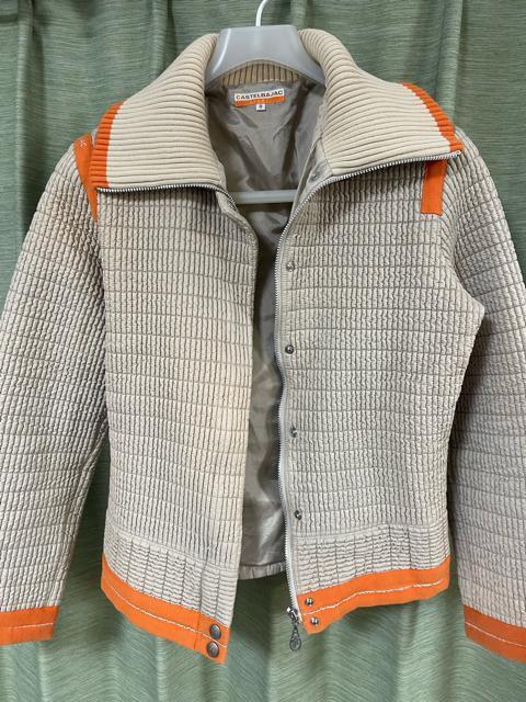 CASTELBAJAC カステルバジャック スポーティジャケット M ベージュ/オレンジ 長袖 ジップアップ ジャケット < ブランド CASTELBAJAC カステルバジャック スポーティジャケット M ベージュ/オレンジ 長袖 ジップアップ ジャケット < ブランドの