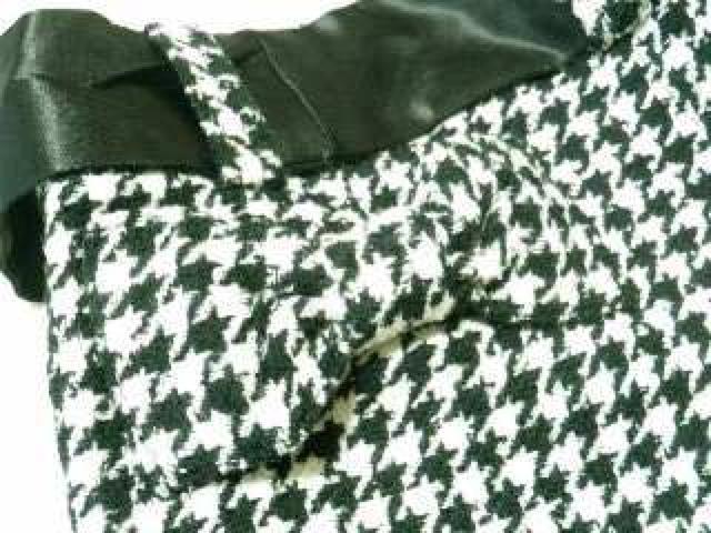 《New》サテンリボンベルト付★千鳥格子柄*ショートパンツ(バック=リボン)<w61> < 女性ファッション  《New》サテンリボンベルト付★千鳥格子柄*ショートパンツ(バック=リボン)<w61> < 女性ファッションの