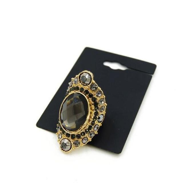 新品アンティーク調ゴシック黒系ストーンリング指輪 16号 < 女性アクセサリー/時計 新品アンティーク調ゴシック黒系ストーンリング指輪 16号 < 女性アクセサリー/時計の