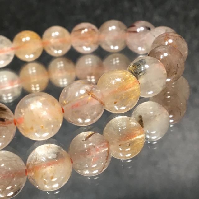 《No.224》天然石ミックスルチルクォーツ < 女性アクセサリー/時計  《No.224》天然石ミックスルチルクォーツ < 女性アクセサリー/時計の