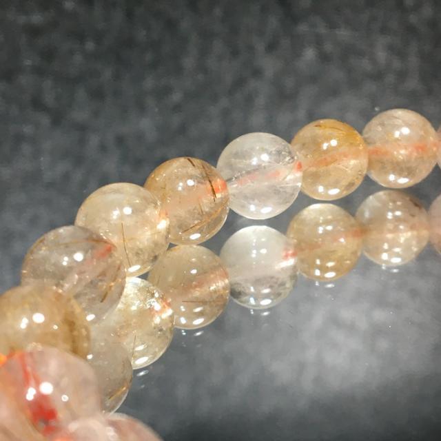 《No.224》天然石ミックスルチルクォーツ < 女性アクセサリー/時計  《No.224》天然石ミックスルチルクォーツ < 女性アクセサリー/時計の