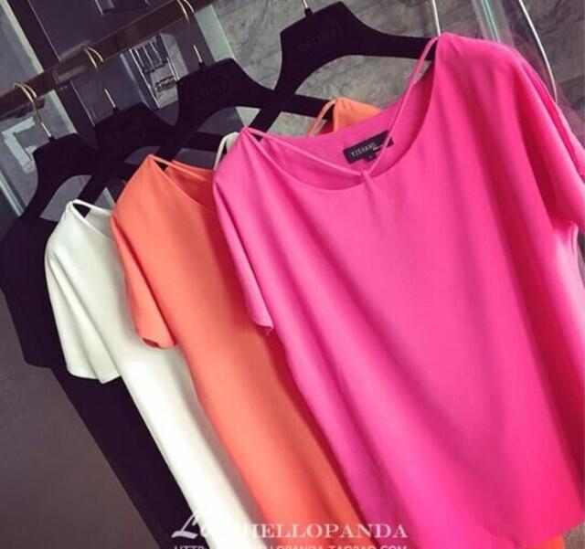 訳有り出品300円★シフォンカットソー半袖夏トップス 白L < 女性ファッション  訳有り出品300円★シフォンカットソー半袖夏トップス 白L < 女性ファッションの