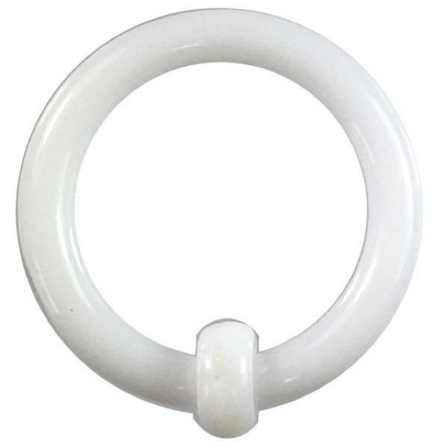 アクリルボディピアス キャプティブビーズリング ホワイト 12G シンプル 耳 口 眉 軟骨 ヘリックス トラガス POP 白 < 男性アクセサリー/時計  アクリルボディピアス キャプティブビーズリング ホワイト 12G シンプル 耳 口 眉 軟骨 ヘリックス トラガス POP 白  < 男性アクセサリー/時計の