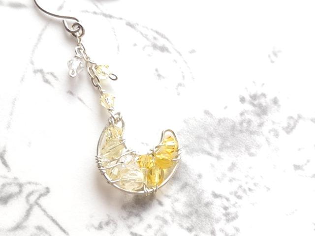 Pave*三日月のピアス*片耳用*SF*SV 16011 < 女性ファッション Pave*三日月のピアス*片耳用*SF*SV 16011 < 女性ファッションの