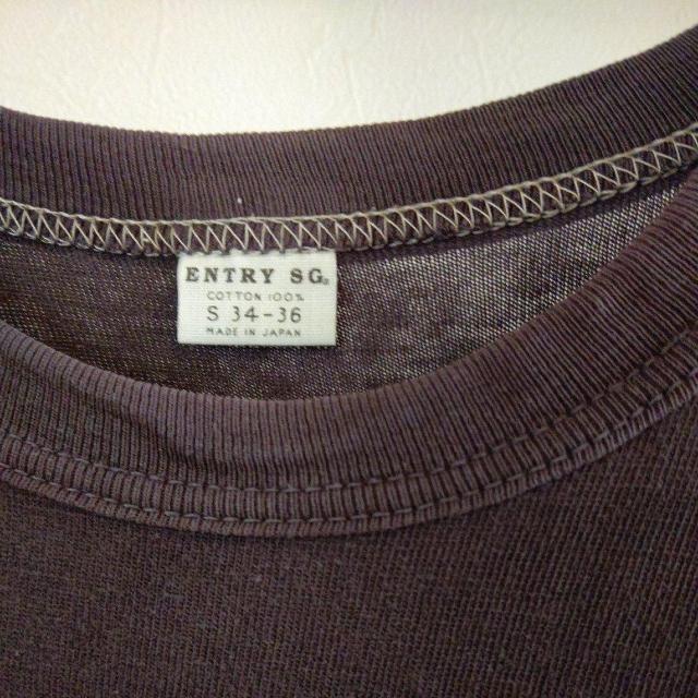 エントリーエスジー♪胸ポケット付Tシャツ♪zozotown購入♪Sサイズ♪日本製♪コットン100% < 男性ファッション  エントリーエスジー♪胸ポケット付Tシャツ♪zozotown購入♪Sサイズ♪日本製♪コットン100% < 男性ファッションの