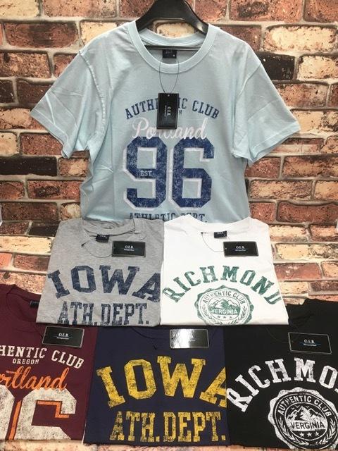 人気のカレッジロゴプリント!男女兼用 綿100%Tシャツ1枚 < 男性ファッション  人気のカレッジロゴプリント!男女兼用 綿100%Tシャツ1枚  < 男性ファッションの