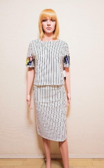 新品タグ付☆大きいF☆つるさら綺麗なSTボタニカルモチーフのセットupスーツW167☆3点で即落 < 女性ファッション  新品タグ付☆大きいF☆つるさら綺麗なSTボタニカルモチーフのセットupスーツW167☆3点で即落 < 女性ファッションの
