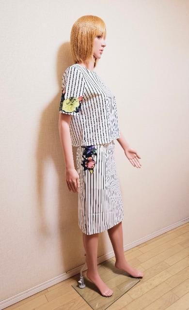 新品タグ付☆大きいF☆つるさら綺麗なSTボタニカルモチーフのセットupスーツW167☆3点で即落 < 女性ファッション  新品タグ付☆大きいF☆つるさら綺麗なSTボタニカルモチーフのセットupスーツW167☆3点で即落 < 女性ファッションの