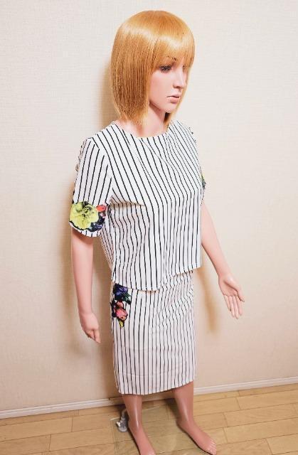 新品タグ付☆大きいF☆つるさら綺麗なSTボタニカルモチーフのセットupスーツW167☆3点で即落 < 女性ファッション  新品タグ付☆大きいF☆つるさら綺麗なSTボタニカルモチーフのセットupスーツW167☆3点で即落 < 女性ファッションの