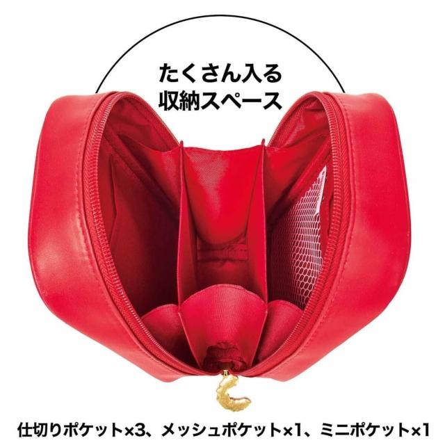 caramel cornキャラメルコーン“そっくり” じゃばらポーチ/MonoMasterモノマスター2022年2月号付録 < 女性ファッション  caramel cornキャラメルコーン“そっくり” じゃばらポーチ/MonoMasterモノマスター2022年2月号付録 < 女性ファッションの