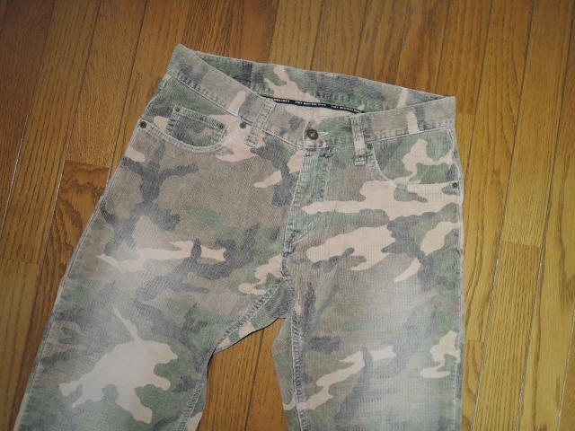 TMT 迷彩柄 コーデュロイ パンツ M カモ柄 加工 PANTS ティーエムティー < ブランド  TMT 迷彩柄 コーデュロイ パンツ M カモ柄 加工 PANTS ティーエムティー < ブランドの