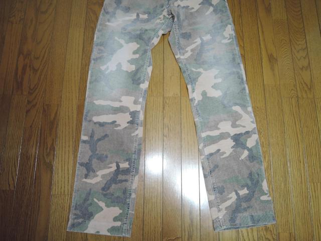 TMT 迷彩柄 コーデュロイ パンツ M カモ柄 加工 PANTS ティーエムティー < ブランド  TMT 迷彩柄 コーデュロイ パンツ M カモ柄 加工 PANTS ティーエムティー < ブランドの