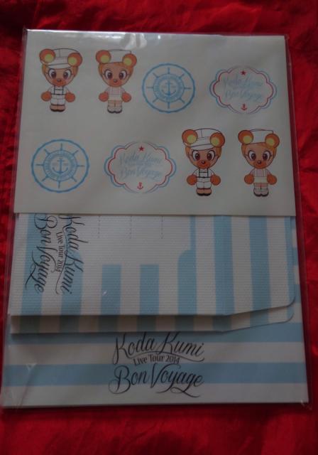 倖田來未 BonVoyage 会場限定レターセット 3セット ボンボヤージュ < タレントグッズ 倖田來未 BonVoyage 会場限定レターセット 3セット ボンボヤージュ < タレントグッズの