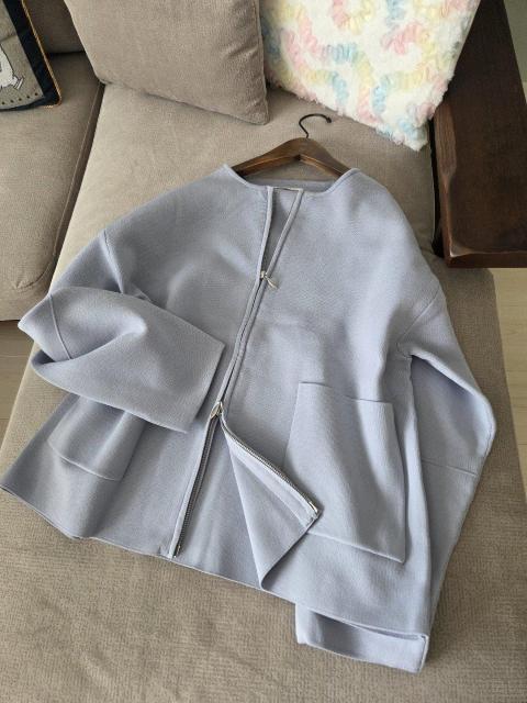 natural couture/アウター★スカイブルーのウレタンアウター < ブランド natural couture/アウター★スカイブルーのウレタンアウター < ブランドの