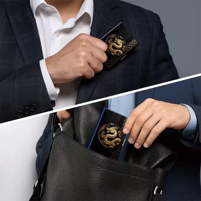 爆ヤス価格価格1090円★ドラゴンと雲のパターンの高級ステンレススチールRFID防盗カードホルダー(男性用)ゴールデン < 男性ファッション 爆ヤス価格価格1090円★ドラゴンと雲のパターンの高級ステンレススチールRFID防盗カードホルダー(男性用)ゴールデン < 男性ファッションの