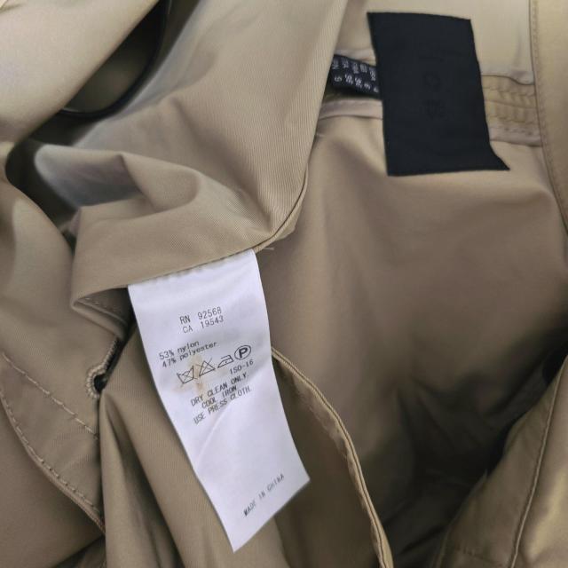 iCB 美品 ナイロン トレンチコート ベージュ ベルト付 < ブランド iCB 美品 ナイロン トレンチコート ベージュ ベルト付 < ブランドの