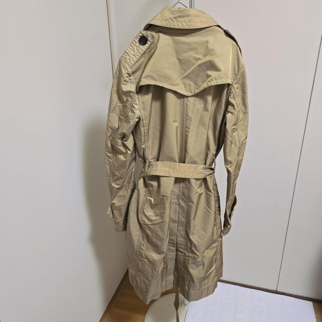iCB 美品 ナイロン トレンチコート ベージュ ベルト付 < ブランド iCB 美品 ナイロン トレンチコート ベージュ ベルト付 < ブランドの