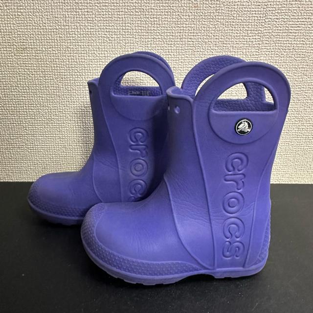 【crocs】クロックス キッズ レインブーツ 長靴 17.5cm < ブランド 【crocs】クロックス キッズ レインブーツ 長靴 17.5cm < ブランドの