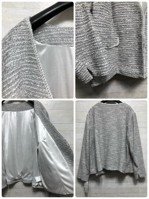 新品☆6L♪柔らか楽ちん素材セレブレイトスーツ3点set♪テーパードパンツR191 < 女性ファッション 新品☆6L♪柔らか楽ちん素材セレブレイトスーツ3点set♪テーパードパンツR191 < 女性ファッションの