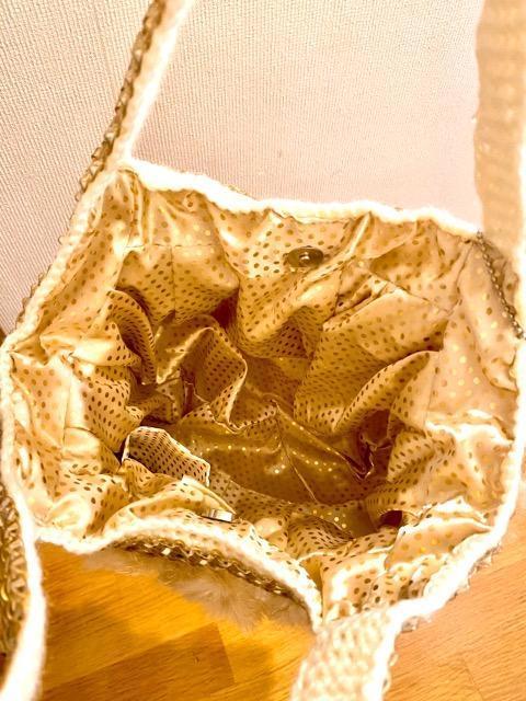 【美品】cache cache ミニポーチ付きファーバッグ < ブランド 【美品】cache cache ミニポーチ付きファーバッグ < ブランドの