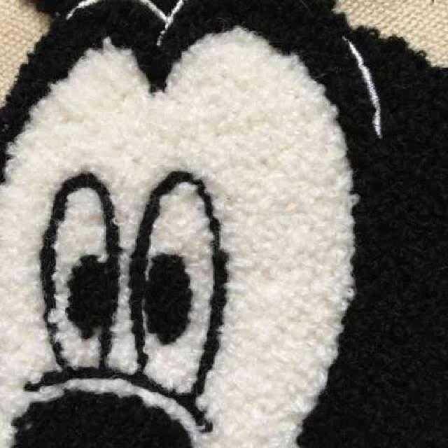 ディズニー・ミッキーマウス柄サガラ刺繍トートバッグ。ホワイト < アニメ/コミック/キャラクター ディズニー・ミッキーマウス柄サガラ刺繍トートバッグ。ホワイト < アニメ/コミック/キャラクターの