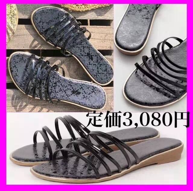 期間限定セール●定価3,080円●歩きやすいサンダル【新品】タイル柄ソールサンダル●L 24cm 24.5cm●ブラック黒 < 女性ファッション 期間限定セール●定価3,080円●歩きやすいサンダル【新品】タイル柄ソールサンダル●L 24cm 24.5cm●ブラック黒 < 女性ファッションの